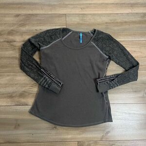Kuhl Grey Athletic Longsleeve‎ Tshirt Women Medium Bin J-30